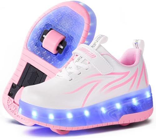 Kindersneakers Met Ingebouwde LED-Wielen En Dubbele Rollers USB Oplaadbaar I 33582842