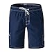 Produktbild TWISFER Badehose Herren kurz Badeshorts männer Strand Surf Shorts Schwimmhose für Laufen Surfen Schwimmen Beachshorts mit Verstellbarem Tunnelzug