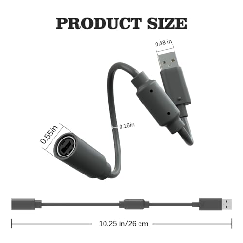 BOEEA USB Breakaway Cable Compatible with Logitech G920 G923 G27 G29, Ferrari 458 Spider Racing Wheel Driving Force, Guitar Hero, Xbox USB Plug