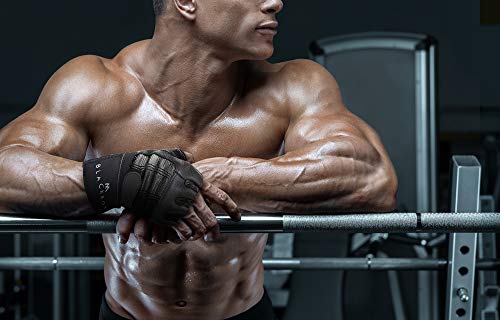 Fitnesshandschuhe aus Leder von BLACKROX Strapazierfähige Qualität