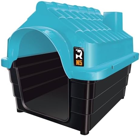 Casinha Desmontável Plástica para Cachorros N5 Azul