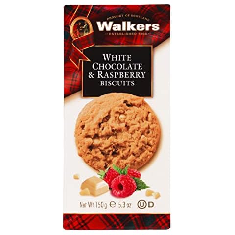 Walkers Shortbread White Chocolate & Raspberry Biscuits Cover