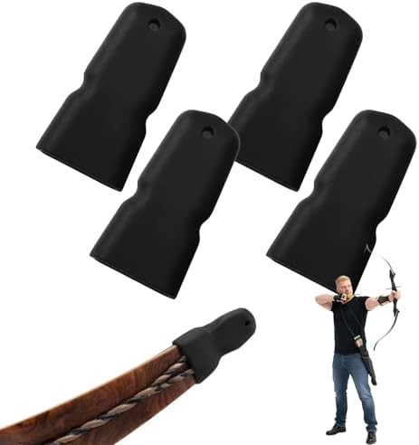 Recurve Bow Tip Protector, Archery Accessories for Recurve Bow & Longbow, Longbow Tip Guard, Bow Hunting Accessories