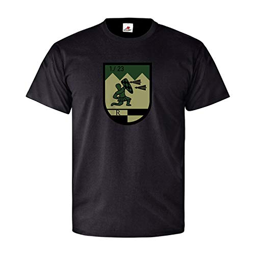 T-shirt FlaRakGrp 23 de Bataillon Noir Grande Taille XXXL Confortable