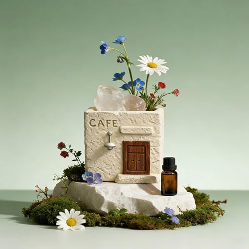 Maison en silicone résine pot de fleurs ciment béton - 3
