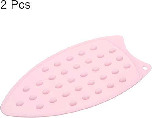 Miniatura 23 de HARFINGTON 2 almohadillas de silicona para planchar multiusos, resistente al calor, placa de descanso de hierro para tabla de planchar, resistente