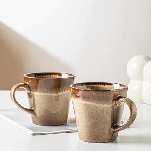 Tasse à café en céramique rétro NEBE pour garder le thé chaud à la maison
