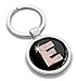 Skino Biomar Labs® Porte-clé Lettres A-Z Initiales Personnalisable de L'alphabet Alphabet Accessoires Homme Femme Cadeau Argent Lettre E KK 31