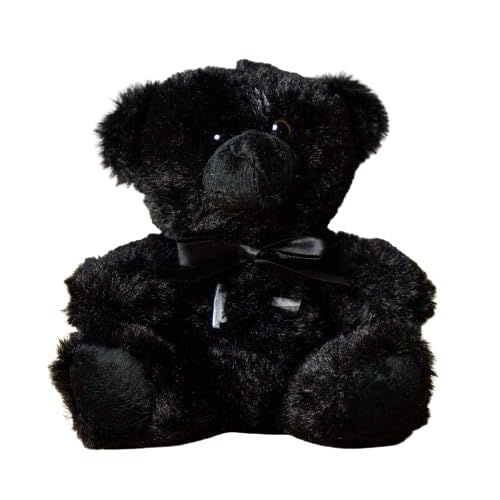 Plush Toys Wanderland Black Top Hat Colorama Bear 6 inch Plush Teddy Bear Toy – Soft Small Stuffed Animal for Birthdays, Gift Baskets, Baby Shower, Holiday Décor, Party Favor Plushie
