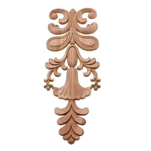 Meubles ternes ? Utilisez cette applique en bois de caoutchouc sculpté pour les sublimer