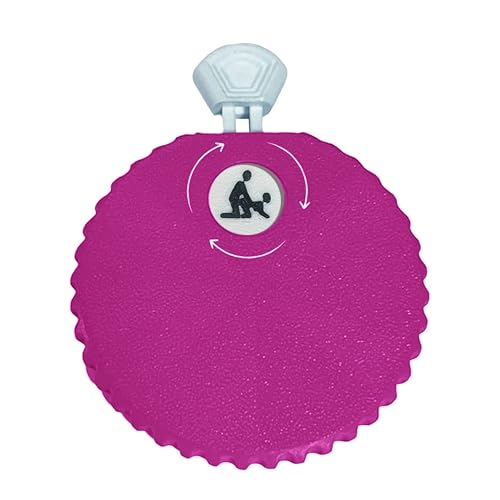 YLXFHO Date Night Decision Dice, Mechanical Spinning Wheel Dice, Date Idea Generator, 6 Options, 3x3.5 Inches Smooth Spinning, Portable Valentine's Gift(Violet)