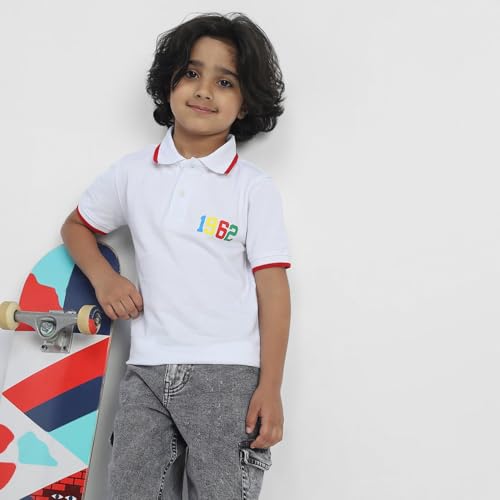 Image of BONKIDS Boy's Regular Fit T-Shirt