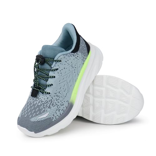 Tobfis Boys Girls Kids Arch Support Bungee Tennis Athletic Running Shoes Lightweight Breathable School Walking Sneakers(Toddler/Little Kid/Big Kid)4