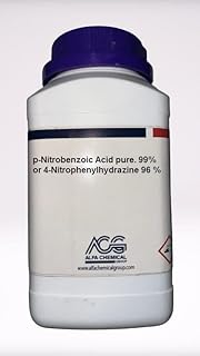 p-Nitrobenzoic Acid pure. 99% or 4-Nitrophenylhydrazine 96% 100gms_ACG-EGYPT