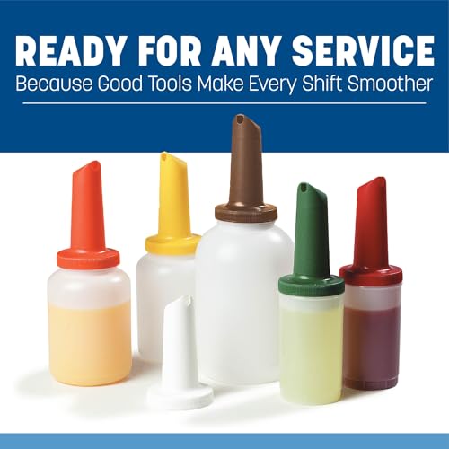 Carlisle FoodService Products Pourplus Store 'N pour Bottle Spouts pour Spouts with Integrated Neck for Bar, Kitchen, and Restaurants, Plastic, 3.5 Pouces Diamètre, Blanc, (Pack de 12) – vue 5