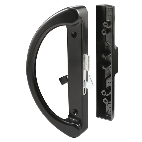 Prime-Line Products C 1252 Sliding Door Handle, Hook Latch, Black