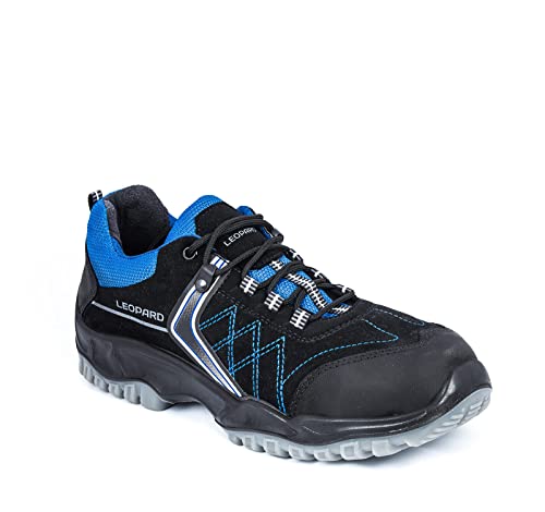 Leopard E0437 Halbschuhe S1 ESD schwarz/rot | 45 | L-E0437-45