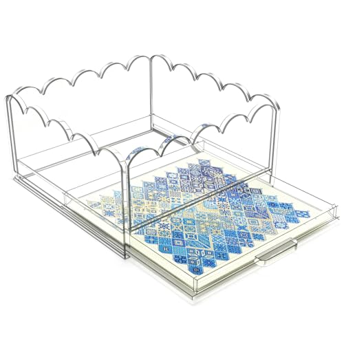5x5 Acrylic Tray with Insert Acrylic Trays for Needlepoint