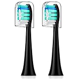 Replacement Toothbrush Heads Compatible with HEYAXA& OILSAO Electric Toothbrush with Water Flosser– Ultra Soft Bristles for Deep Clean, Stain &...