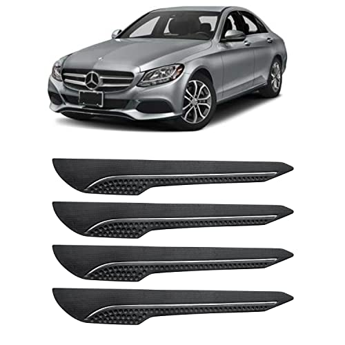 Image of AOSIS-Car Bumper Protector /Bumper Guard for MercedesBenz S60 with Single Chrome Stripe (4-Pcs)