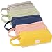 SUBANG 10 Pack Black New Design Zipper File Bags In A4 Sizes, File Holders With Grid Travel Pouch