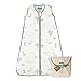 molis&co. Saco de Dormir para bebé. 2.5 TOG. Talla 0-6 Meses. Ideal para Entretiempo e Invierno. Súper Suave y cálido. Estampado de Forest. Unisex. Muselina Premium Acolchado.