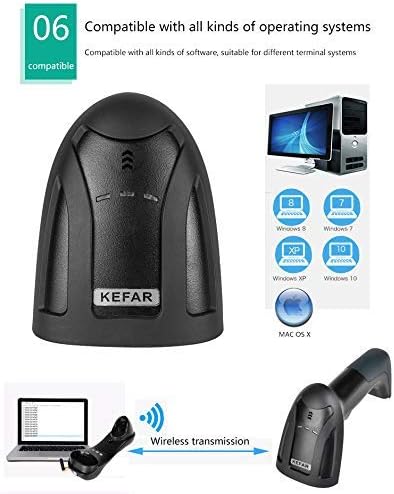 KEFAR KR-H8 Barcode Scanner Wireless Connection Diagram