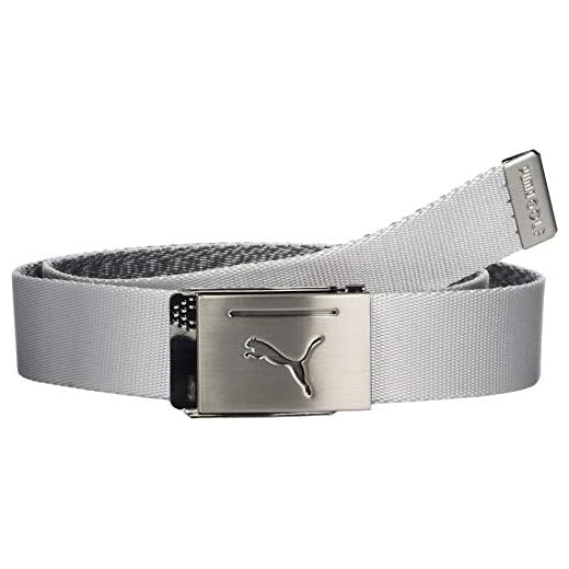 PUMA Golf 2019 Men's Reversible Web Belt (One Size), Bright White