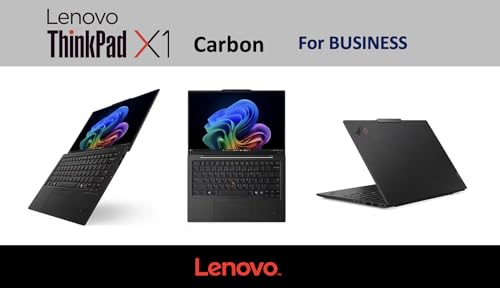 Image of Lenovo Thinkpad X1 Carbon Gen 13 Business Laptop 14.0 inch OLED 2.8K Display (Intel Ultra 7-268V, 32GB LPDDR5X, 2TB PCIe SSD, Intel Arc 140V, Backlit KB, Fingerprint, 2 Thunderbolt 4, Win11Pro) w /DKZ Hub