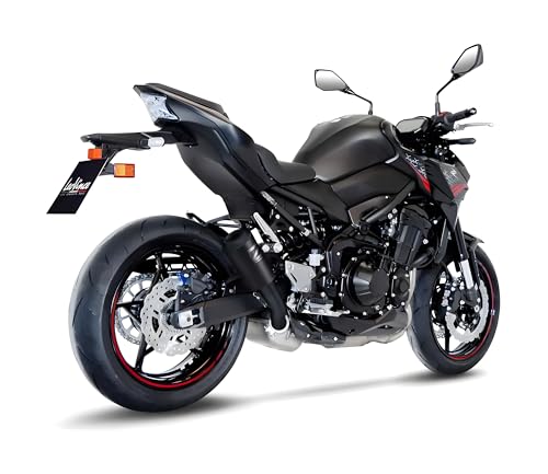 Endschalldämpfer LeoVince SLIP-ON SBK LV-10 FULL BLACK, Edelstahl schwarz, mit Zulassung für Kawasaki Z 900