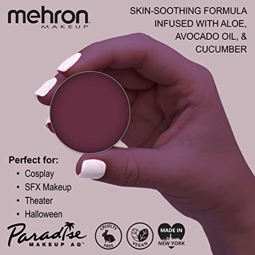 Image of Mehron Makeup Paradise Makeup AQ Refill Size | Stage & Screen, Face & Body Painting, Beauty, Cosplay, Halloween | Water Activated Face Paint, Body Paint .25 oz (7 ml) (WILD ORCHID)