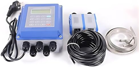 Ultrasonic Flow Meter - Non-Invasive Clamp-On Sensor for Water, Oil & Sewage - Battery Powered, Easy Installation, Temperature Range 30 to 90 °C, Dn15 to Dn6000mm