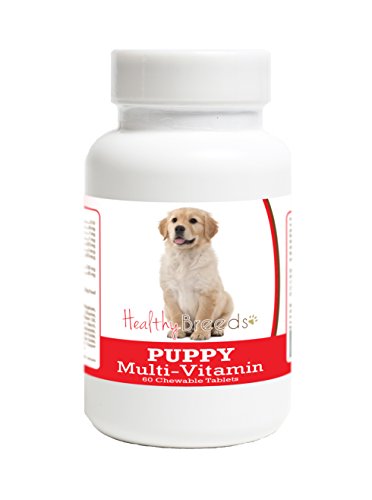 Healthy Breeds Golden Retriever Puppy Dog Multivitamin Tablet 60 ...
