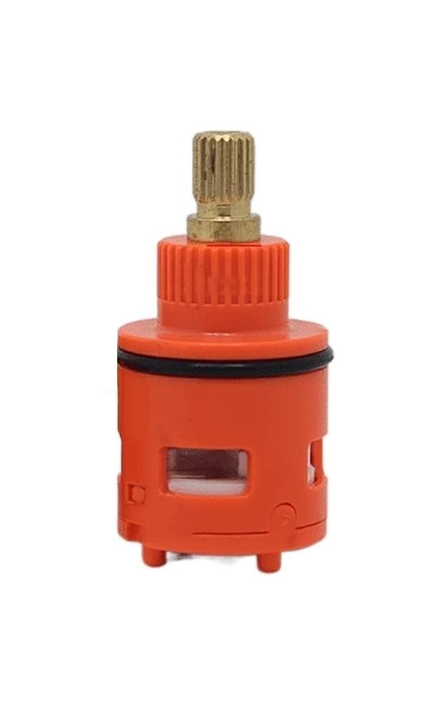 Sdgcfgjw One Color Tap Cartridge， Ceramic Cartridge Replacement Water Mixer Tap Inner Control Faucet Valve Pp Plastic Blue Practical