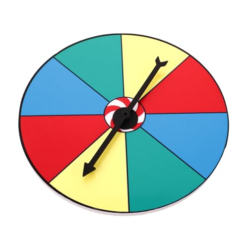 OFFSCH Portable Party Supplies Game Wheel Desktop Prize Turntable Show Party Luck Wheel Raffle Game