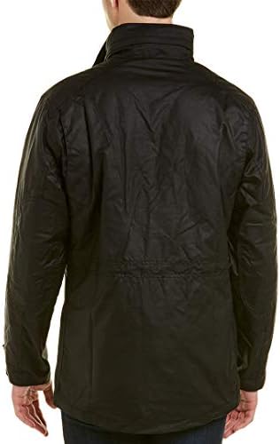 Barbour Mens Sapper Wax Jacket, M, Black