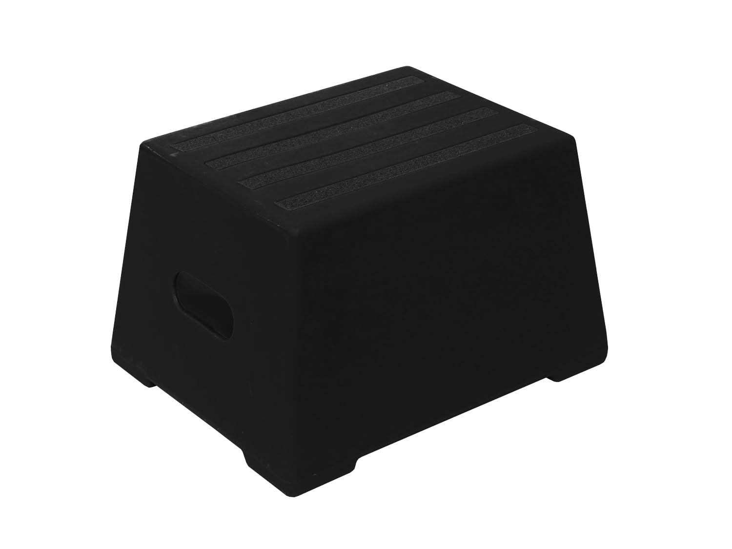 1 Tread Heavy Duty Plastic Moulded Safety Block Steps (Black)