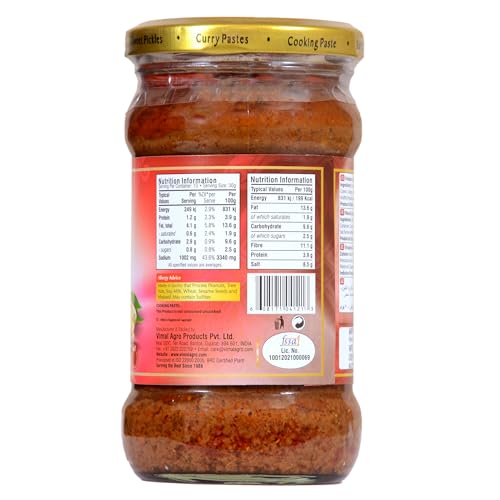 Image of SWAD Vindaloo Curry Paste Masala /Ready to Cook all Purpose Gravy for Sea Food Vindaloo, Chicken Lamb, Paneer Tofu /No Preservatives, Colours or Artificial Flavours - 300gm