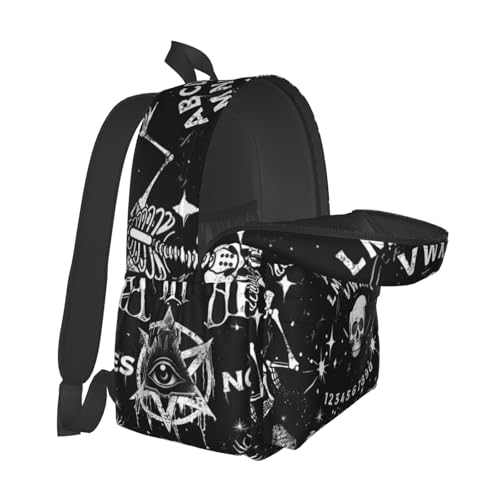 famliihw Skull Backpack Laptop Backpacks Multipurpose Daypack For Men Women Travel Hiking
