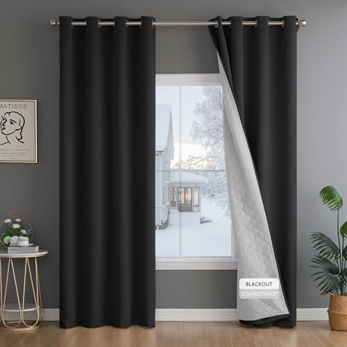 3-in-1 Thermal Blackout Curtains, 108