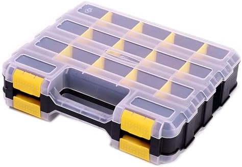 AIDY-PRO Doppelseitige Schrauben Sortierbox, 34 Fächer Kleinteile...