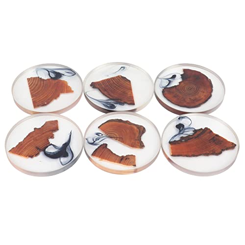 6Pcs Brink Coasters avec support pour verres et tasses de table - 5