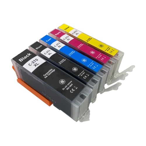 Cartouche BCI-370 BCI371 noire haute précision pour des textes nets sur MG5730 MG6930