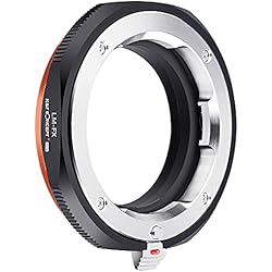 Lentes Leica M K&F Concept Adaptador de Objetivo L/M-FX,Anillo Adaptador de Cámara Lente Compatible con Objetivos Leica M Mount a Cuerpo de Cámara Cámara Fujifilm Fuji X-Serie