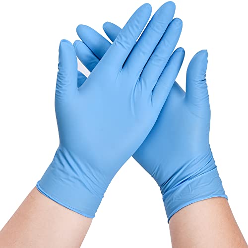 TITANflex Disposable Nitrile Gloves 6 mil Blue Heavy Duty Disposable