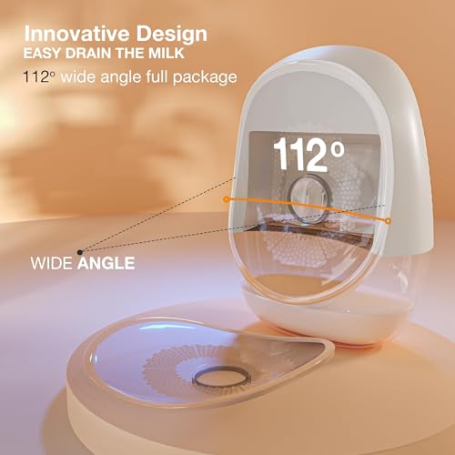 Image of Baybee Wearable Electric Breast Pump for Mothers | Automatic Hands-Free Breast Pump Electrical Machine with 3 Suction Levels & 12 Modes | Electric Breast Pumps with LED Light, 1500mAh Rechargeable Battery & BPA-Free Tritan Material | Portable Breast Milk Pump with Lactation & Massage Modes (White)