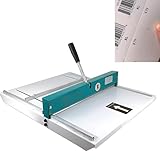 Manuelle Rillmaschine für gepunktete Linie, Ritzen und Schlitzen, verstärkte Stahlkonstruktion, Präzisionslineale, gleichmäßiger Griff, ideal für Papierbasteln und Dokumentenvorbereitung