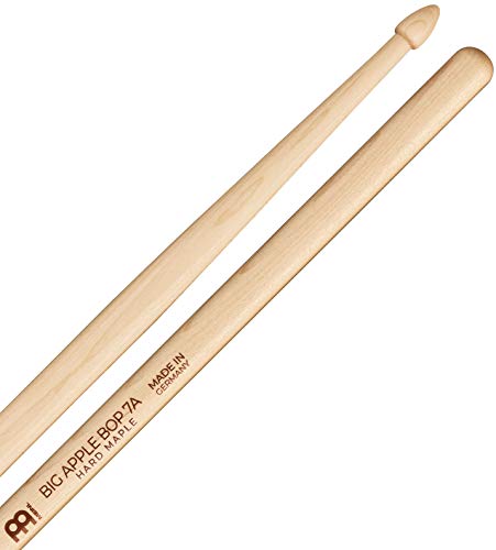 Meinl Stick & Brush Drumsticks, Big Bop 7A - North American Heavy Maple with Large Acorn Shape Wood Tip - MADE IN GERMANY (SB123)