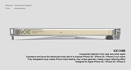 Iphone Se / Iphone 5S / Iphone 5 Case, Avoc 'Ice Cube' [Crystal Clear] Transparent Bumper Case Cover For Apple Iphone 5 Se / Iphone 5S / Iphone 5 #TOP1