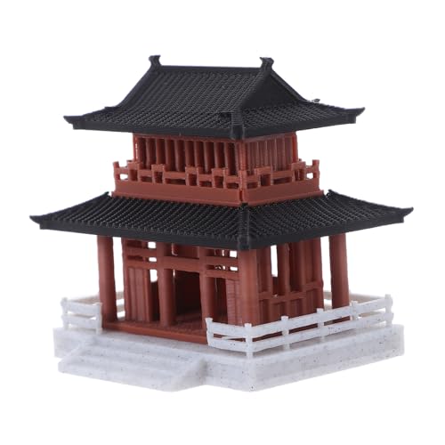 GALPADA Da Padiglione Per Acquari Di Decorazione Di Micro Paesaggi Statuette Da In Miniatura Edifici Antichi